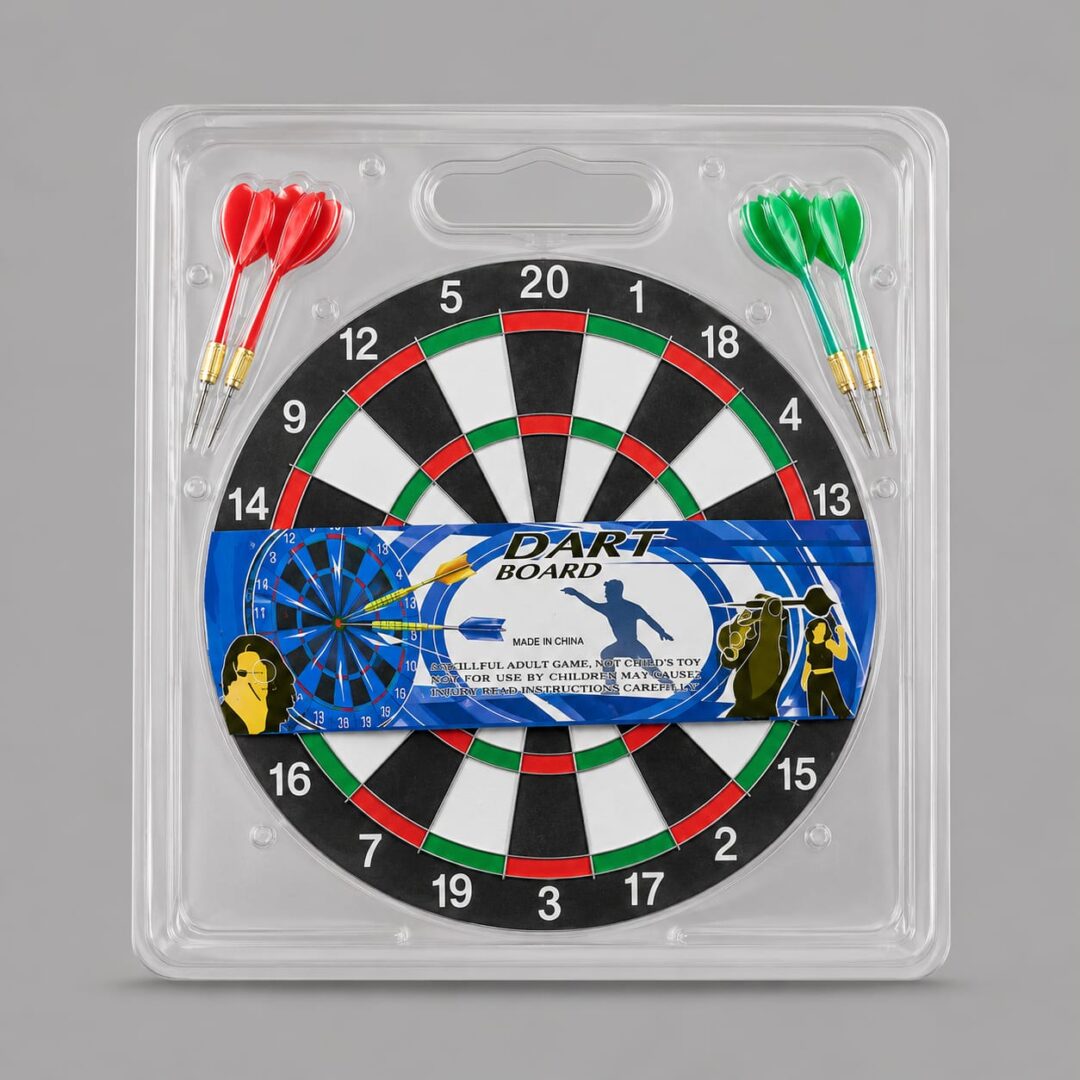 Dart Board Set with Darts (18 inch)