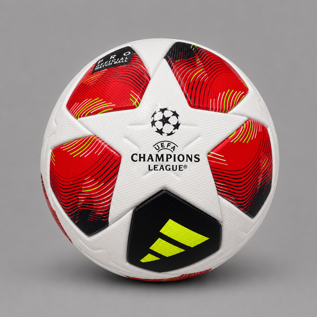 UEFA Champions League Pro Football - Red and Black Design