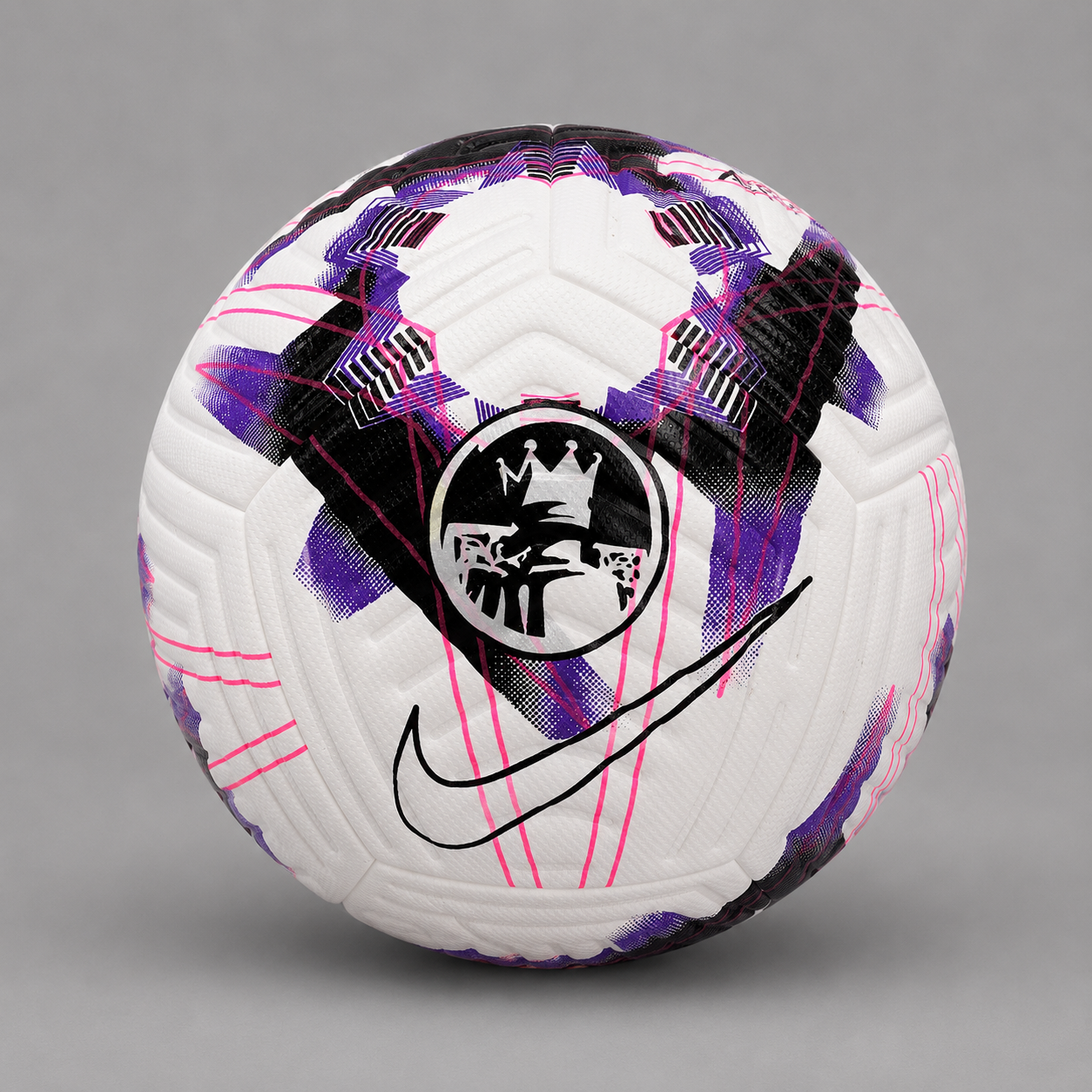 Nike Football - Purple, Pink and Black Crown Emblem Design