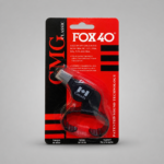 Fox 40 Classic CMG Finger Grip Whistle Black