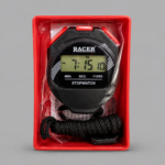 Racer Digital Stopwatch with Lanyard