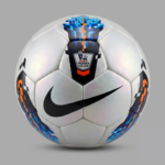 Nike Premier League Football - Pearl White, Orange and Blue
