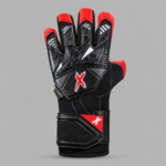 X-Man Goalkeeper Glove - Black and Red