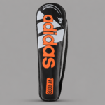 Adidas Badminton Racket with Cover - Silver and Orange (W-8008) - Image 2