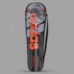 Adidas Badminton Racket with Cover - Silver and Orange (W-8008)